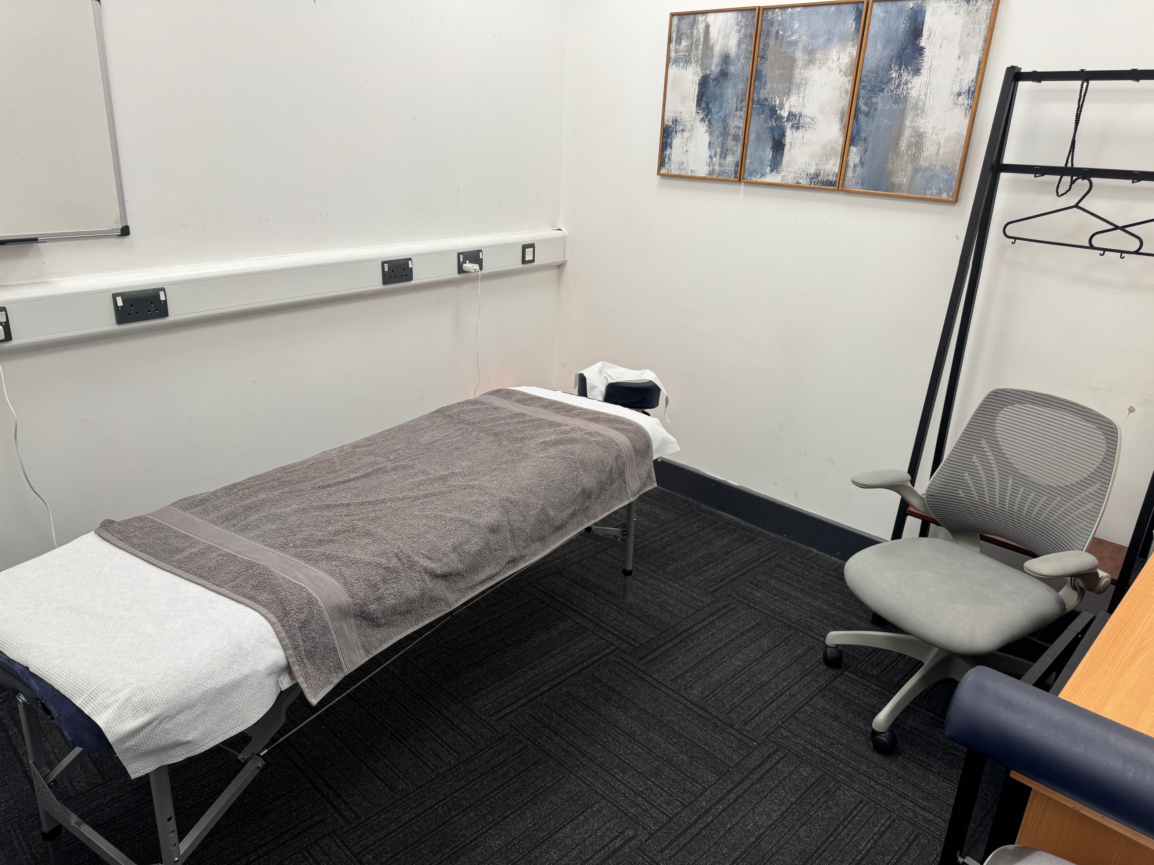 Paul's treatment room at Langley Leisure Centre