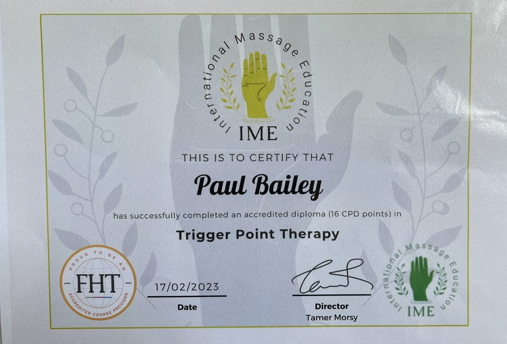 Trigger point Massage therapy